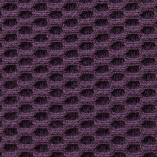 Tissu acoustique La Maille 3D prune