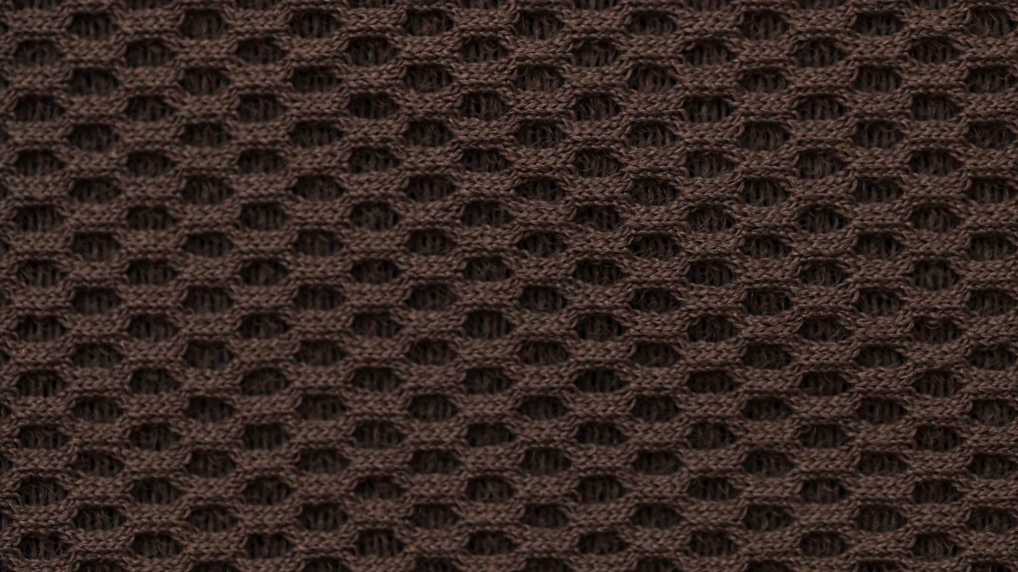 Tissu acoustique La Maille 3D chocolat