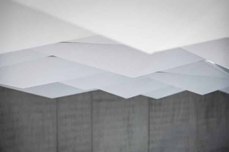 Panneau acoustique plafond hexagone blanc