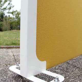 pied tempo sur roulettes pour cloison acoustique sur roulettes